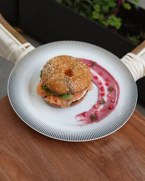 Bagel de salmó fumat